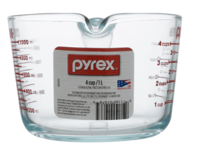 Pyrex Liquid Measuring Cup 4-Cup