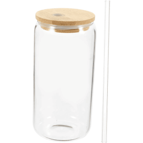 Transparent Glass Cup With Lid And Straw 500ml Multi Function Drinkware For Milk Tea Juice Coffee And Tea (Option: Transparent1)