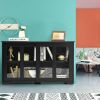 Wood Buffet Kitchen Dining Sideboard Storage Cabinet w/ Glass Sliding Door