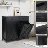 Multipurpose 2 Drawer / 2 Tilt Out 10gL Kitchen Laundry Trash/Recycle Storage