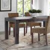Modern Farmhouse 63-inch Solid Wood Dining Table