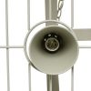 Rustic 2 Light 10 Hook Ceiling Mounted Hanging Pot Rack