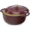 7 Quart Large Enamel Cast-Iron Dutch Oven Kitchen Cookware
