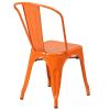 Set of 4 Indoor Outdoor Metal Stacking Bistro Dining Chairs
