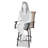 Set of 2 All-Weather Mesh Swivel Barstools