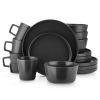 16-Piece Stoneware Dinnerware Set in - Service for 4