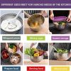 20 mixing bowls with sealed lids, 304 stainless steel metal set bowls, anti slip colored silicone bottom, sizes 7, 3.5, 2.5, 2.0, 1.5, 1, 0.67QT